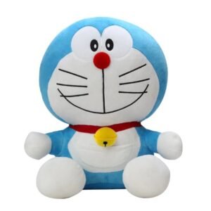 Doraemon Soft Toy Plush – 28 CM | Kids Cartoon Stuffed Toy | Blue & White Cute Doll