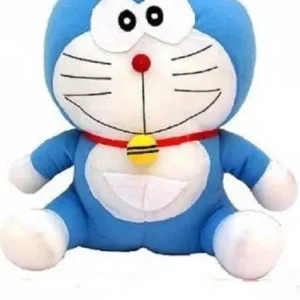 Doraemon Soft Toy Plush – 28 CM | Kids Cartoon Stuffed Toy | Blue & White Cute Doll