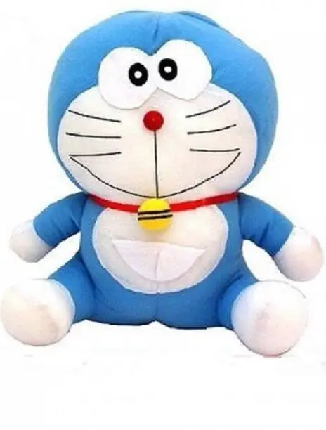 Doraemon Soft Toy Plush – 28 CM | Kids Cartoon Stuffed Toy | Blue & White Cute Doll - Image 2
