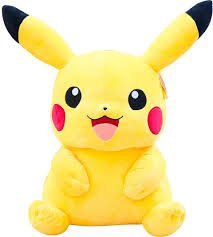 Pikachu Soft Plush Toy – Cute Pokemon Stuffed Doll for Kids | Yellow Cartoon Toy