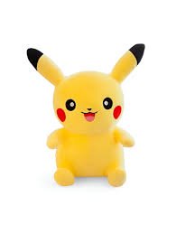 Pikachu Soft Plush Toy – Cute Pokemon Stuffed Doll for Kids | Yellow Cartoon Toy