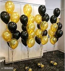 Golden Balloon Arch Decoration Set – Luxury Party & Birthday Decor
